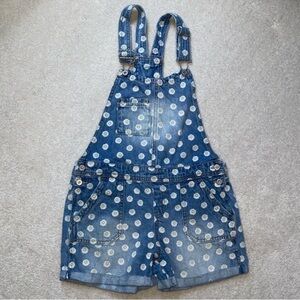 Lei shortalls with flowers